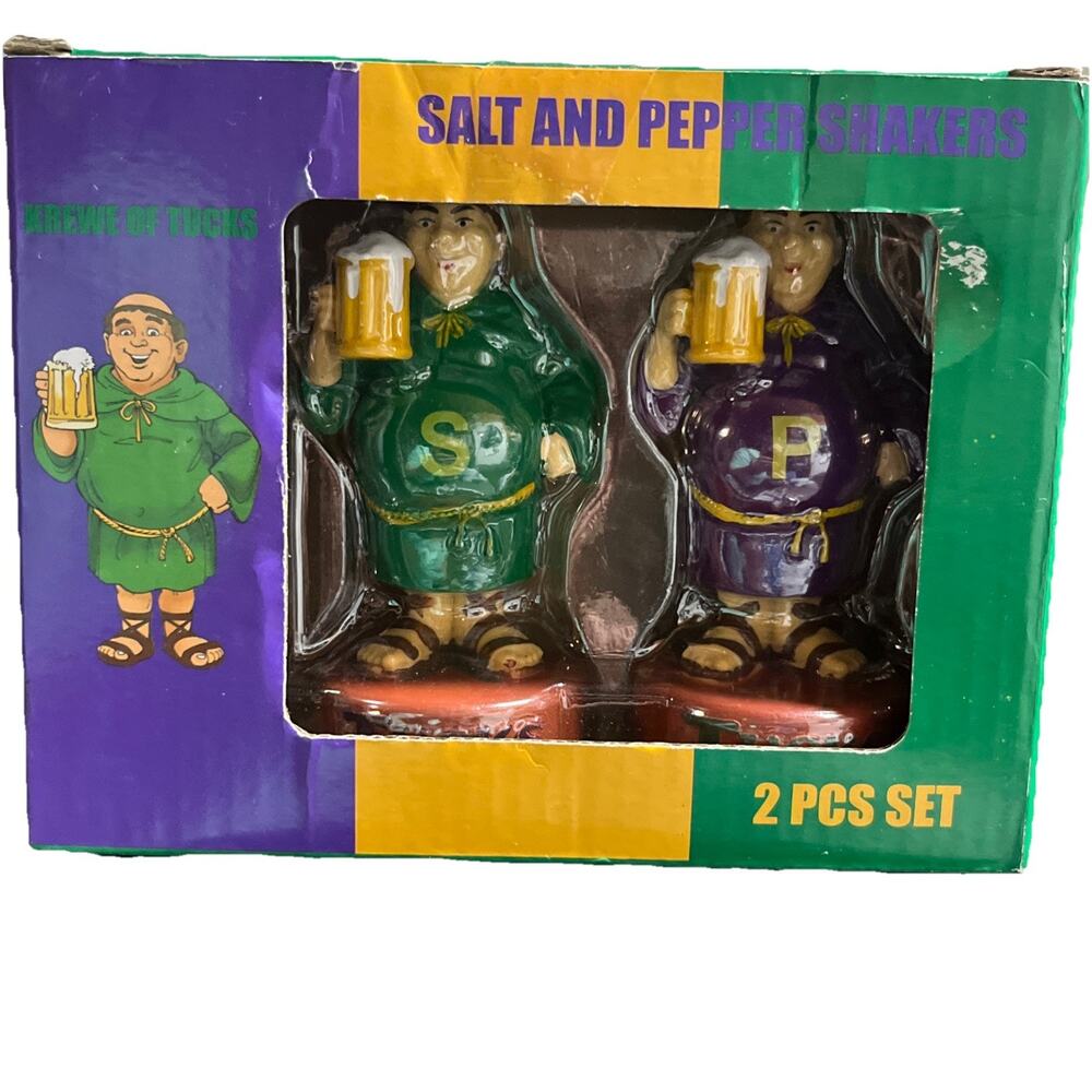 2025 Krewe Of Tucks Salt And Pepper Shakers Collectable Mardi Gras